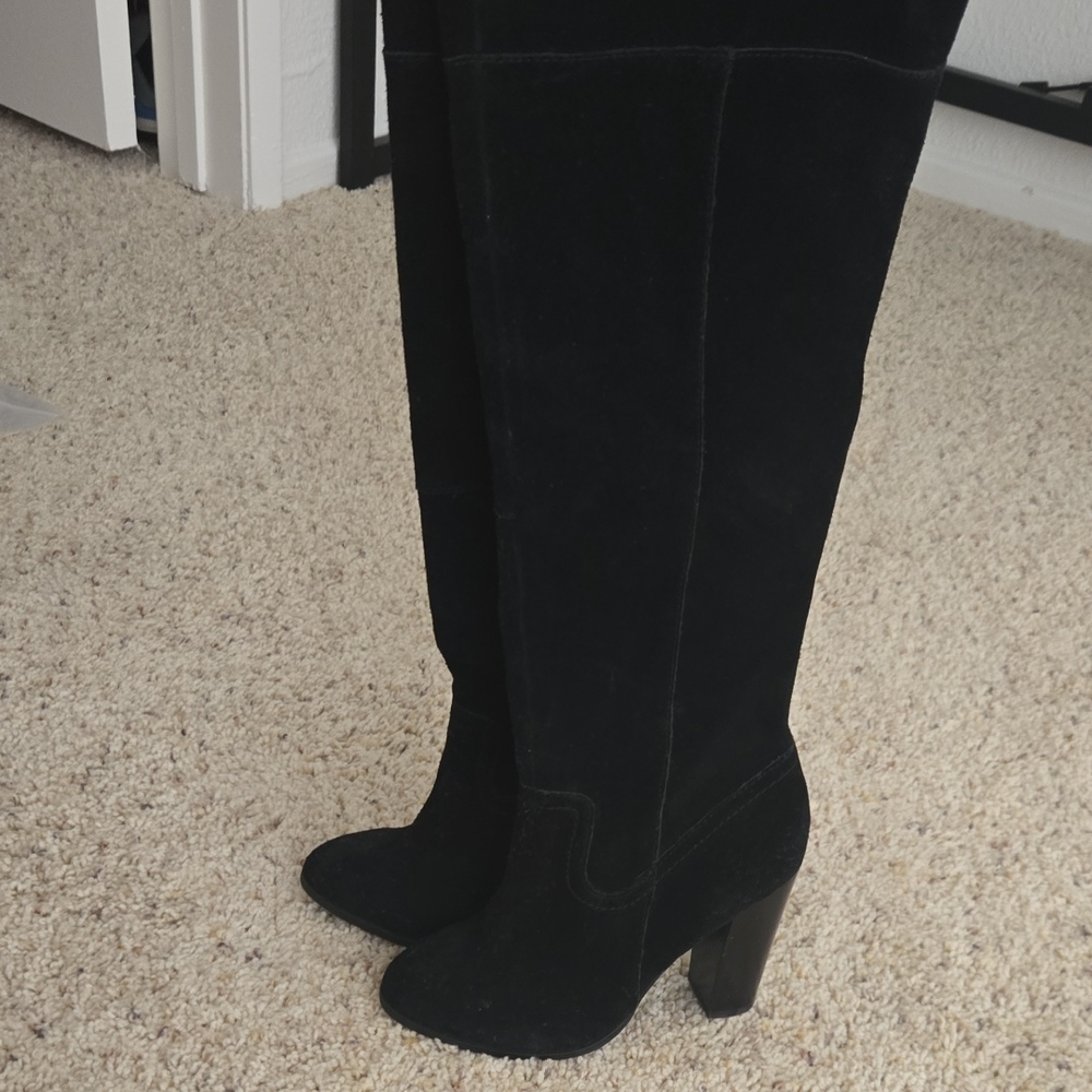 Aldo Black Over the Knee Boots